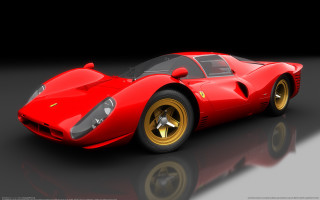 Red sports car gold rims 8 - a red sports car free wallpaper