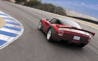 Red sports car race track 16 - a race track free wallpaper