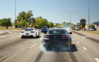 Car smoke motion blur digital - andrew law free wallpaper for desktop