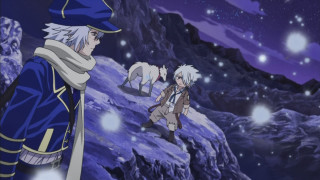 Man blue outfit horse snowy - a blue outfit free wallpaper for desktop