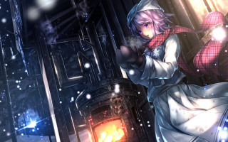 Woman white dress gun fireplace - classical realism free wallpaper for desktop