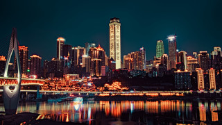 Tokyo night cityscape bridge river 10 - cao buxing free wallpaper