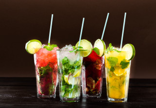 Summer vibrancy drinks glasses limes - aquirax uno free wallpaper