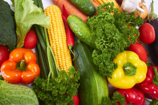 Vegetables basket fruit leaf food - tomato free wallpaper