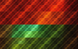 Colorful diagonal pattern honeycomb fence - chromatic aberration free wallpaper