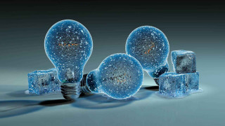 Light bulbs group table top - light bulb free wallpaper