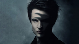 Gothic portrait man black shirt - free fantasy wallpaper