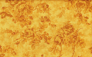 Yellow floral wallpaper brown border - paper texture free wallpaper for desktop