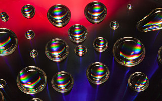 Shiny holographic rainbow abstract 1girl - chromatic aberration free wallpaper