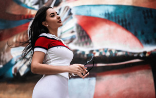 Woman white dress artwork cosplay - free other wallpaper for desktop