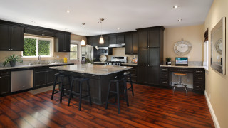 Kitchen center island stove wooden - a kitchen free wallpaper