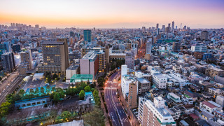 Tokyo sunset cityscape tower bridge - japan aimitsu free wallpaper