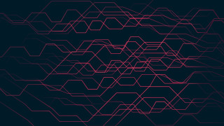 Dark red line pattern honeycomb - an abstract drawing free wallpaper