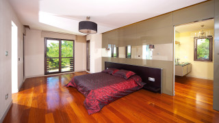 Bedroom mirror balcony trees photorealism - a balcony free wallpaper for desktop