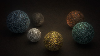 Four balls table black yellow - diffuse free wallpaper