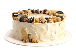 Cake white frosting cookies plate - clara peeters free wallpaper