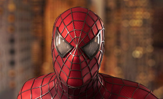 Spiderman city blurry depth fishnets - alton tobey free wallpaper for desktop