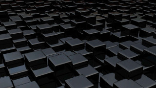 Black cubism raytraced checkered honeycomb - cubism free wallpaper