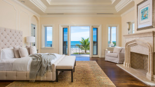 Bedroom fireplace white headboard large - a fireplace free wallpaper for desktop