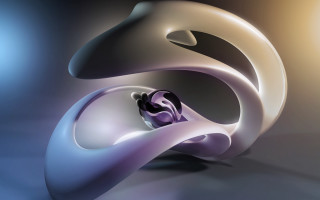 White purple abstract sculpture black - body free wallpaper for desktop