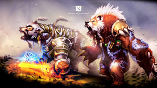 Furry creatures fighting game dark - a yellow flame free wallpaper