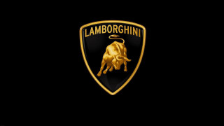 Lamb logo black background gold 3 - free cars wallpaper for desktop