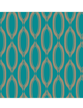 Blue gold wavy artdeco digital - a wavy design free wallpaper