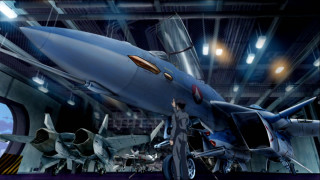 Fighter jet hangar museum display - a jet fighter plane free wallpaper