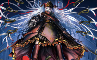 Woman costume clock sword headshot - her head and a sword free wallpaper for desktop