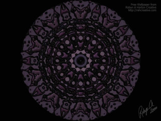 Circular black purple accents dots - ai weiwei free wallpaper