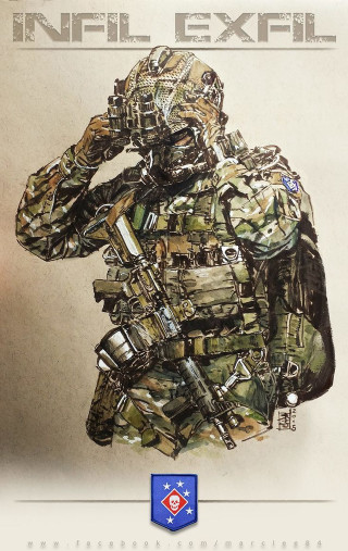 Soldier camouflage saluting gun infli - ultra free wallpaper for mobile