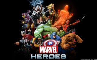 Marvel cartoon characters black background - a group of cartoon characters free wallpaper for desktop