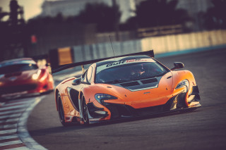 Orange sports cars race track - andrew allan free wallpaper