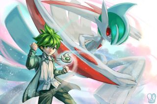 Man suit tie pokemon green - alvan fisher free wallpaper for desktop