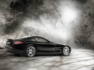 Black sports car driveway tree - ahmed yacoubi free wallpaper