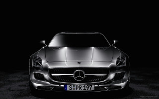 Silver car dark room license - a license plate free wallpaper for desktop