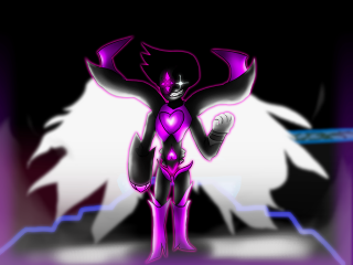 Cartoon character heart wings chest - a heart free wallpaper for desktop