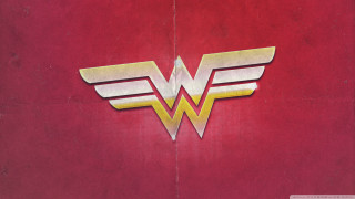 Red wall gold wonder logo - the bottom of the wall free wallpaper for desktop
