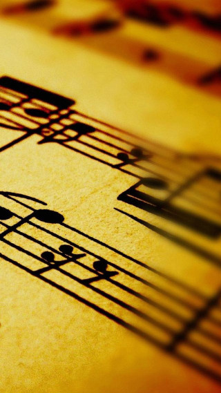 Music sheet guitar shadow cinematic - a sheet of music free wallpaper for mobile