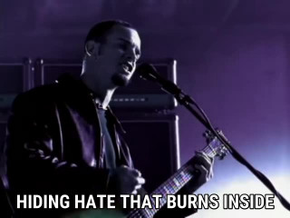 Man playing guitar microphone stand 3 - post grunge free wallpaper