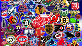 Hockey logos collection blue red - 4 k wallpaper free wallpaper