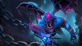 Demonic demon chains neck hands - splash art free wallpaper for desktop