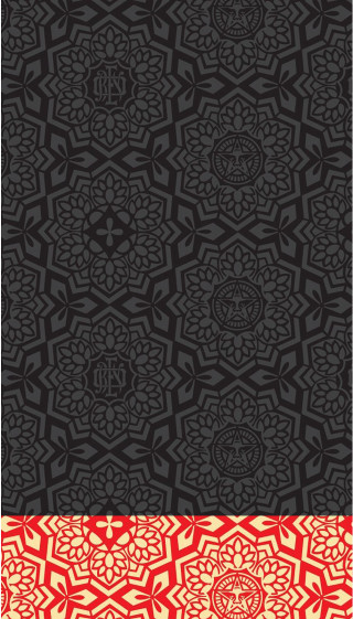 Red black background pattern design 2 - free minimalism wallpaper for mobile