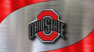Metal sign ohio red black - typographic free wallpaper for desktop