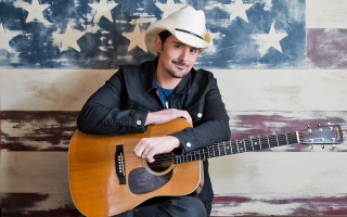 Cowboy hat guitar american flag - faded free wallpaper