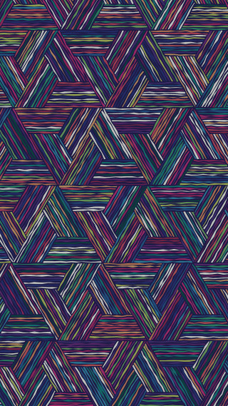 Colorful pattern small lines image - geometric abstract art free wallpaper for mobile