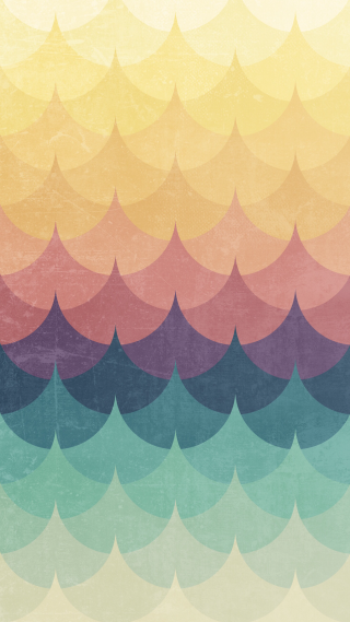 Colorful wave pattern grungy pastel - evaline ness free wallpaper for mobile