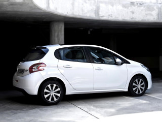 White car parking garage concrete 2 - a parking garage next free wallpaper