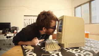 Man leaning computer keyboard mouse - filip hodas free wallpaper for desktop