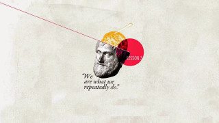 Bearded man with quote on - a beard and a mustache free wallpaper